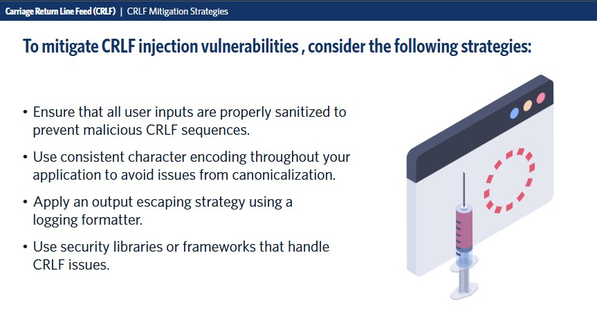 CRLF mitigation strategies