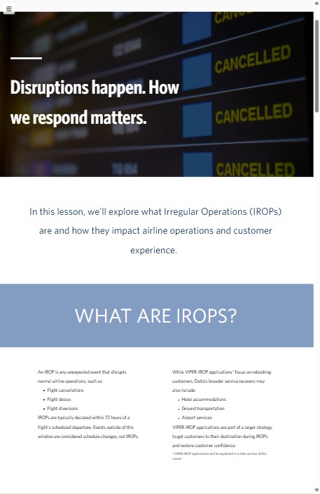 IROP overview slide