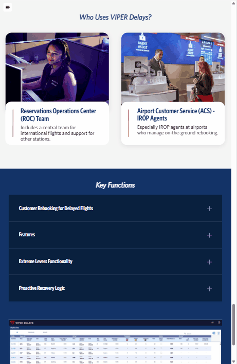 Service recovery scenario